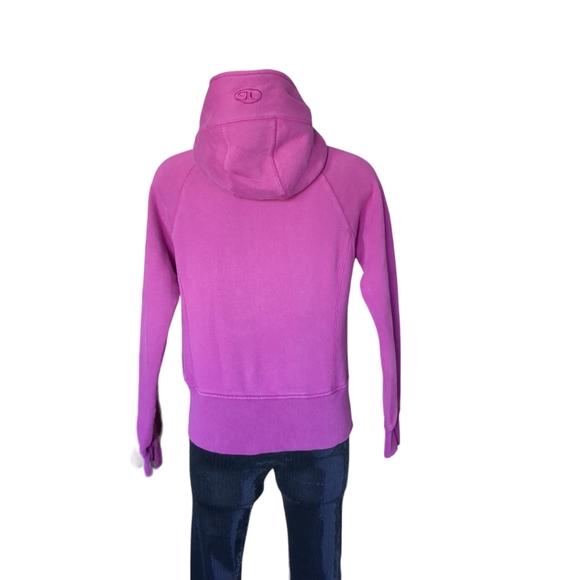 Purple Hoodie Long Sleeve Sport Jacket Size S. - Picture 3 of 8